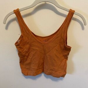 Out from Under for Urban Outfitters copper orange crop top